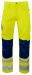 6532 WAISTPANTS EN ISO 20471 CLASS 2 Yellow/Navy