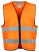 6709 VEST EN ISO 20471 CLASS 2 One Size Orange/Black
