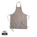 Deluxe canvas chef apron grey