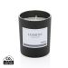 Ukiyo small scented candle in glass black