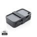 PP lunchbox with spork anthracite