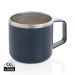 Stainless steel camp mug blue