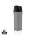 Metallic easy lock vacuum mug grey