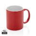 Ceramic classic mug 350ml red