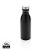 Deluxe stainless steel water bottle black