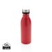 Deluxe stainless steel water bottle red