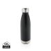 Vacuum insulated stainless steel bottle black