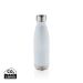 Vacuum insulated stainless steel bottle white