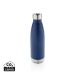 Vacuum insulated stainless steel bottle blue