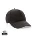 Impact 5 panel 190gr Recycled cotton cap with AWARE™ tracer black