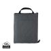 Impact Aware™ RPET foldable quilted picnic blanket anthracite