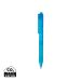 X9 frosted pen with silicone grip blue