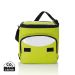 Foldable cooler bag green, silver