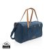 Canvas travel/weekend bag PVC free blue