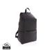 Smooth PU 15.6"laptop backpack black