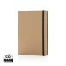 A5 kraft notebook black