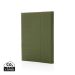 Impact Aware™ A5 notebook with magnetic closure green