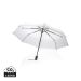 21" Impact AWARE™ RPET 190T auto open/close umbrella white