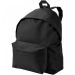 Urban covered zipper backpack 14L Solid black