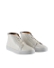 Luigi High Top Leather Sneaker White