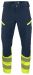 6528 SERVICE PANT STRETCH EN ISO 20471 CLASS 1 Yellow/Navy