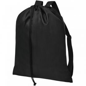 Oriole drawstring backpack with straps 5L Solid black