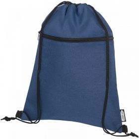 Ross RPET drawstring backpack 5L Heather navy