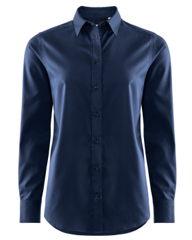 W's Plainton Shirt A-line Navy Blue