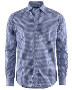 Checkton Tailored Shirt Navy Blue