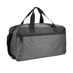 Melange weekend bag, black & grey
