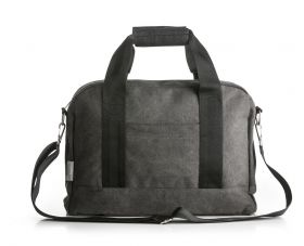 Computer-/shoulder bag, black