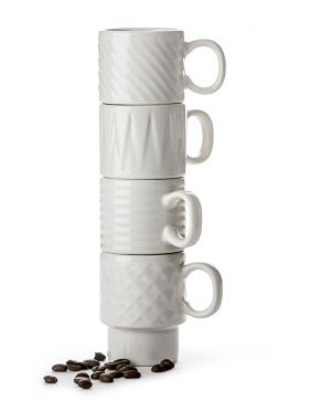 Coffee & More espresso mug, 4-pcs