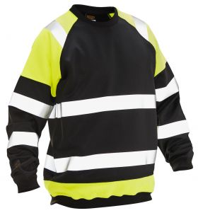 5124 Sweatshirt Hi-Vis black/yellow