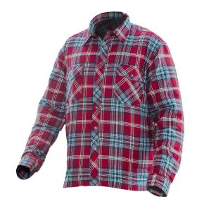 5157 Lined Flannel Shirt red/blue