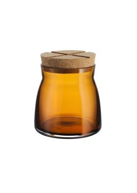 Bruk jar with cork amber 80cl
