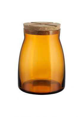 Bruk jar with cork amber 170cl