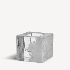 Brick votive candle holder white 75mm