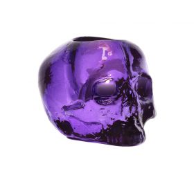 Still life skull votive purple 85mm