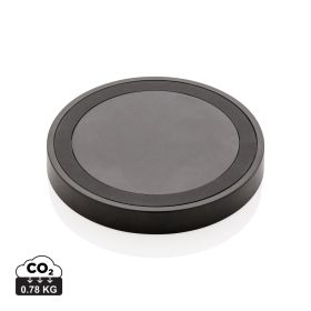 5W wireless charging pad round Black