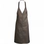 Verona v-neck apron Grey