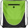 Peek zippered pocket drawstring backpack 5L Orange