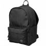 Vintage 13" RPET laptop backpack 16L Solid black