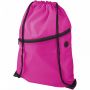 Oriole zippered drawstring backpack 5L Magenta