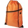 Oriole zippered drawstring backpack 5L ORANGE