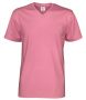T-shirt V-neck Man Pink