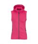 Zamora hooded vest woman Neon Pink
