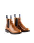 W's Chelsea Leather Boots Brown