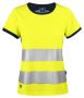 6012 T-SHIRT WOMEN'S EN ISO 20471 CLASS 2/1 Yellow/Black