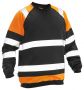 5124 Sweatshirt Hi-Vis black/orange