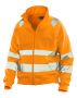 5172 Sweatshirt Jacket Hi-Vis orange
